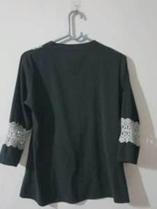 Elegant dark greenTop