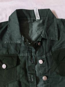 Green Denim Jacket