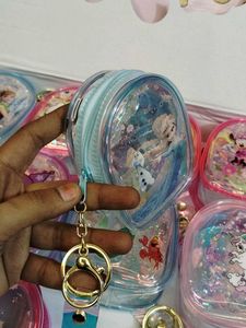 Kids Transparent Unicorn Pouch