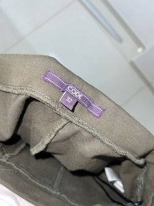 Code- High Rise Slim Fitted Green Pants