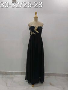 Black Strapless Dress