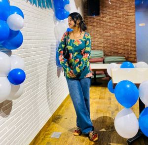 square neck short kurti