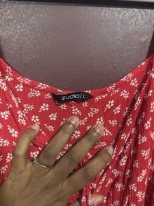 Floral Print Midi Dress