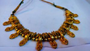 Golden Colour Neck Set for girls