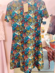 2 Piece Combo Of Mini Dress And Top