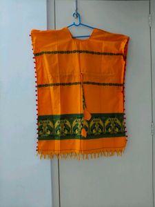Orange &amp; Green Kaftan Kurti &amp; Dress