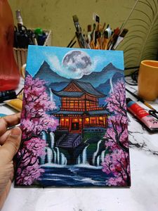 Aesthetic JAPANESE landscape Painting