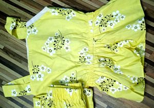 Cute Floral Pajama Set