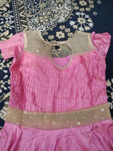 Pink Embellished Party Dress