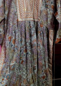 Grey Silky Soft Blended Kurta
