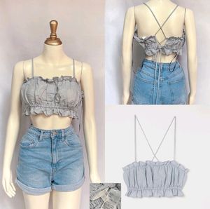 Strappy Backless Cropped Top
