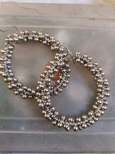 Hoop Silver Earrings