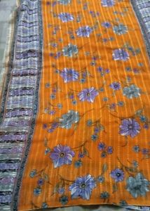 Chiffon Saree With Blouse