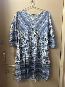 Blue Flared Dress