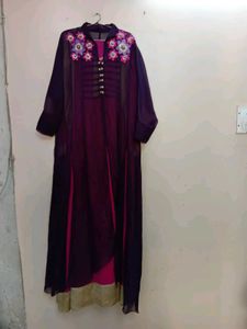 Designer Double Colour  Gown...