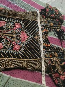 Black Bold Pakistani Heavy Suit