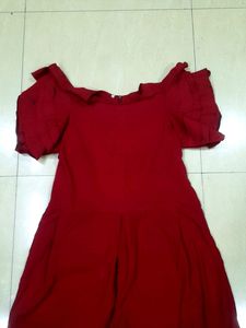 Maroon jumpsuit