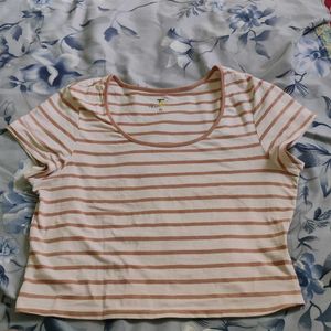 Striped Crop Top