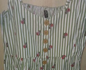 Striped Floral Sundress