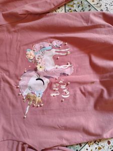Cute Pink Korean Top