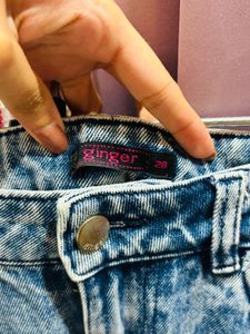 Ginger Ripped Denim Jeans