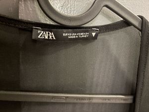 Zara Mesh Contrast Bodysuit Xs