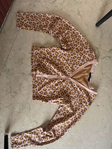 Cute Leopard Print Cardigan