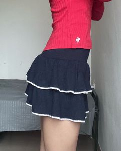 Tiered Mini Skirt