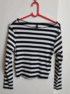 Striped Long Sleeve Top