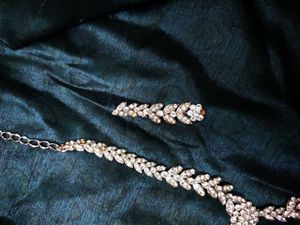silver necklace