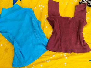 2crop Top Stretchable