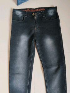 Stylish Dark Wash Denim Jeans