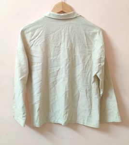 Korean Blazer Button Up Top