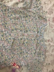 Floral Print Anarkali Kurti:)