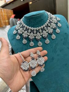 American Diamond Jewellery Set