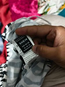 I. Zebra Print Halter Top