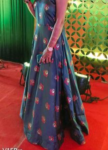 Ethnic Gown with dupatta and Leggings