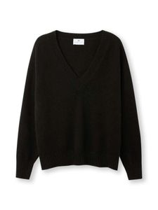 V Neck, Fuzzy Korean Sweater