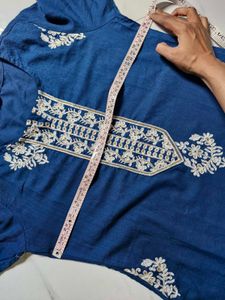 Daily Wear Kurti Pant And Dupatta Set