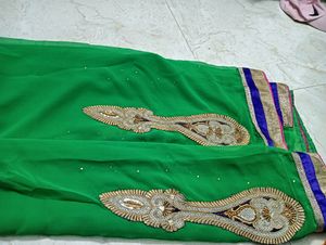 Beutiful Green Colour Saree