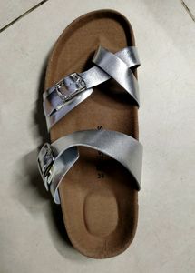 Silver Flipflop/Flats