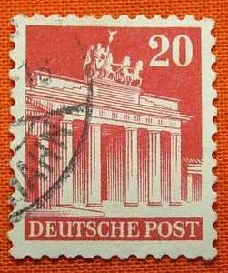 GERMANY 1948 BRANDENBURG GATE BERLIN (USED)