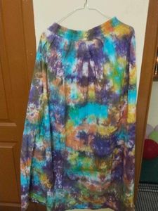 Tie-Dye Wide skirt