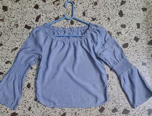 STONE BLUE CROP TOP