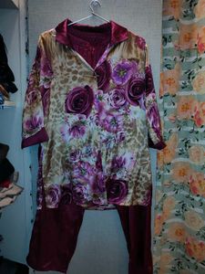 Premium Satin Night Suit