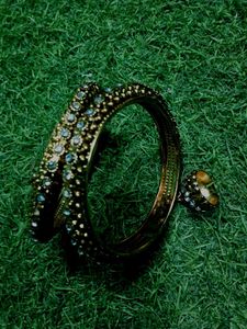 Ethnic Gold Tone Bangles with Jingle Charms