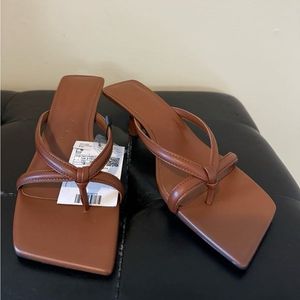 MANGO KITTEN HEELS