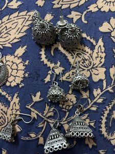 Old Stuff  Used Chain Oxidised Earrings Too