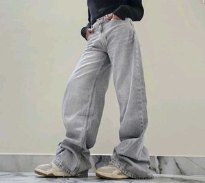 Trendy Wide Leg Jeans