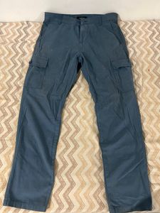 Blue Cargo Pants